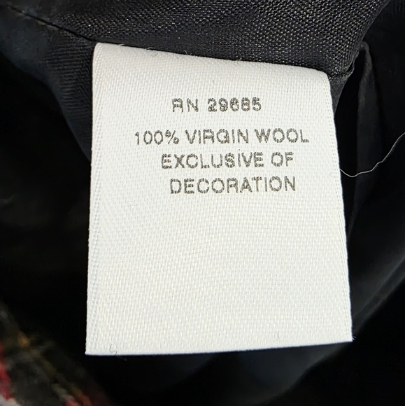 Pendleton Vintage Virgin Wool Plaid Fall Winter Red/Gray Women's Skirt Size 4 - Picture 5 of 5